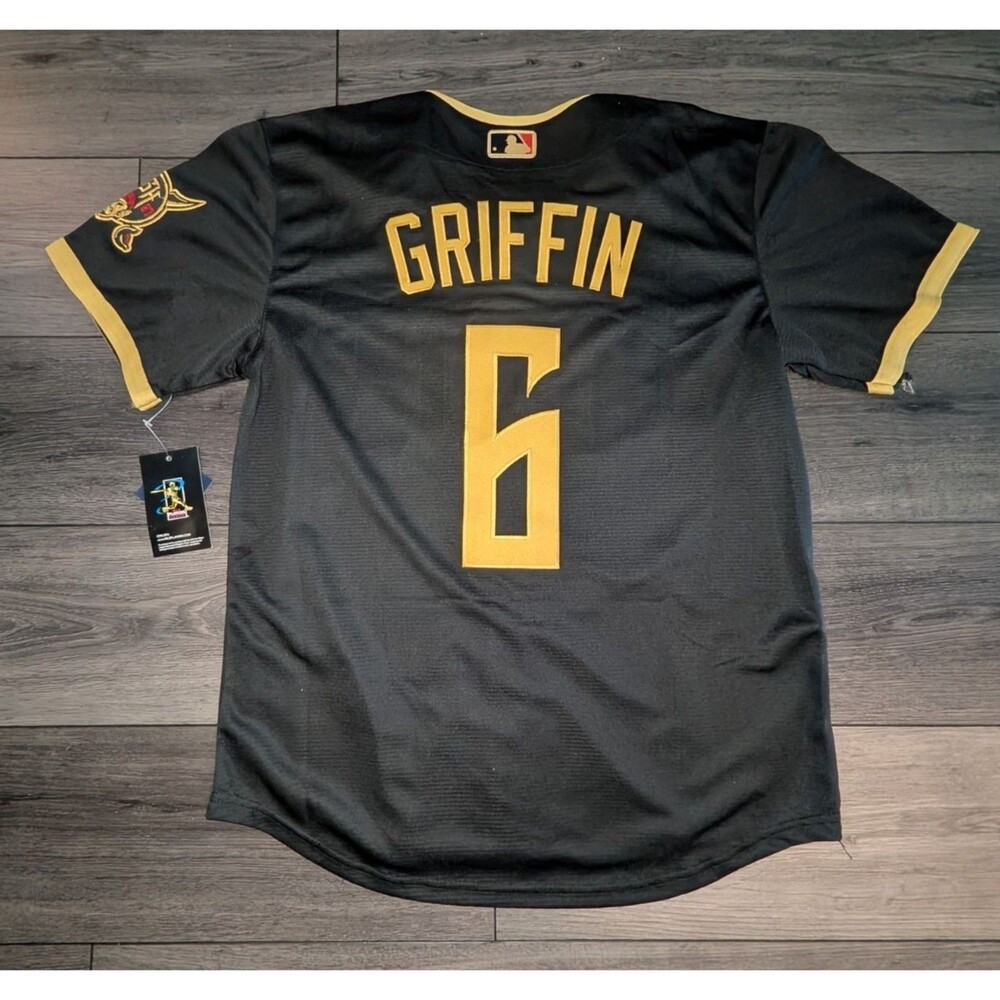 Konnor Griffin #6 Pittsburgh Pirates 2026 City Connect Baseball Jersey XL - Picture 4 of 4